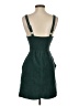 Sequin Hearts Solid Green Casual Dress Size XS - photo 2