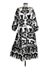 Chico's Paisley Silver Casual Dress Size Med (1) - photo 2