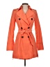 Vince Camuto 100% Polyester Orange Trenchcoat Size XS - photo 1