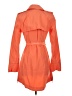 Vince Camuto 100% Polyester Orange Trenchcoat Size XS - photo 2