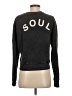 Soul 100% Cotton Black Sweatshirt Size S - photo 2