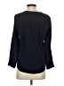J.Crew 100% Silk Blue 3/4 Sleeve Silk Top Size 2 (petite) - photo 2