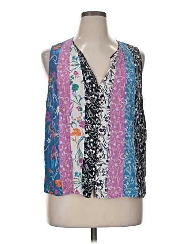 Tanya Taylor Sleeveless Silk Top (view 1)