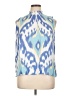 Ella 100% Viscose Blue Sleeveless Blouse Size 1X - photo 1