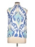 Ella 100% Viscose Blue Sleeveless Blouse Size 1X - photo 2
