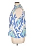 Ella 100% Viscose Blue Sleeveless Blouse Size 1X - photo 5