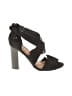 Bamboo Black Sandals Size 10 - photo 1