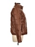 Sebby 100% Polyurethane Solid Brown Jacket Size L - photo 4