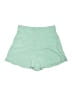 FRAME Solid Green Shorts Size 8 - photo 1