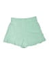 FRAME Solid Green Shorts Size 8 - photo 2