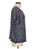 MICHAEL Michael Kors Gray Short Sleeve Blouse Size L - photo 4