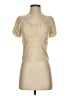 Louna Gold Short Sleeve Top Size S - photo 1