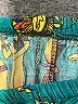 Unbranded Print Teal Casual Pants Size 23 waist (estimated) - photo 7