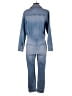 Veronica Beard Jeans 100% Cotton Blue Jumpsuit Size 6 - photo 2