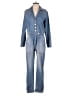 Veronica Beard Jeans 100% Cotton Blue Jumpsuit Size 6 - photo 1