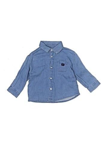 Mayoral Long Sleeve Button-Down Shirt (view 1)