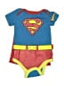 Superman Color Block Blue Short Sleeve Onesie 12-18 MO / 18 MO - photo 1