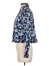 Gilber Gilmore 100% Cotton Floral Blue Long Sleeve Blouse Size M - photo 5