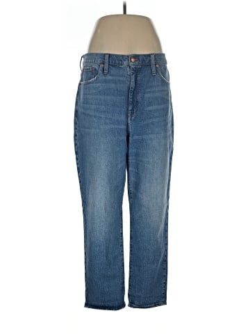 Madewell Classic Straight Jeans in Nearwood Wash (view 1)