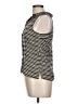 Dorothy Perkins 100% Polyester Houndstooth Black Sleeveless Blouse Size 10 - photo 5