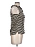 Dorothy Perkins 100% Polyester Houndstooth Black Sleeveless Blouse Size 10 - photo 4
