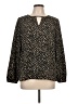 Maurices 100% Polyester Black Long Sleeve Blouse Size L - photo 1