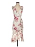 City Studio Floral Ivory Cocktail Dress Size 5 - photo 1