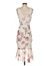 City Studio Floral Ivory Cocktail Dress Size 5 - photo 2
