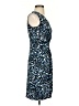 Lark & Ro Animal Print Blue Cocktail Dress Size 2 - photo 4