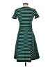 Talbots Stripes Teal Casual Dress Size XS - photo 2