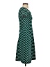 Talbots Stripes Teal Casual Dress Size XS - photo 4
