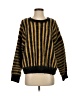 Wild Pony 100% Acrylic Stripes Gold Pullover Sweater Size S - photo 1