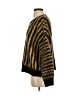 Wild Pony 100% Acrylic Stripes Gold Pullover Sweater Size S - photo 5