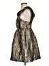 Fanco 100% Polyester Metallic Gold Cocktail Dress Size S - photo 5