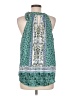 Q&A 100% Polyester Green Sleeveless Blouse Size M - photo 2