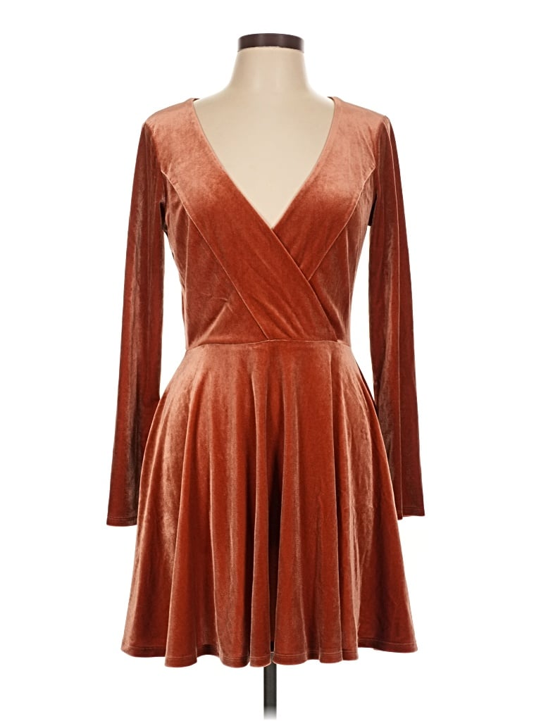 Pre-owned Kimchi Blue Cocktail Dress In Brown