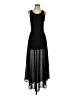 Lush 100% Polyloom Solid Black Cocktail Dress Size S - photo 1
