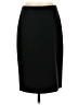 Theory Solid Black Wool Skirt Size 4 - photo 1