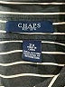 Chaps 100% Cotton Chevron-herringbone Black Long Sleeve Blouse Size 2X - photo 7