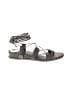 Banana Republic Gray Black Sandals Size 7 1/2 - photo 1