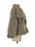 Unbranded 100% Polyester Gray Faux Fur Jacket Size XS - photo 4