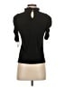 CeCe Black Short Sleeve Top Size XS - photo 2