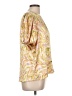 Wrapper Gold Short Sleeve Blouse Size L - photo 4