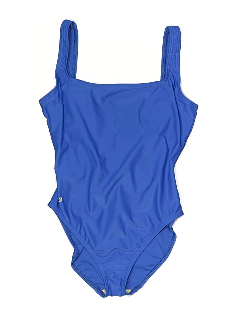Pre-owned Speedo One Piece Swimsuit In Blue