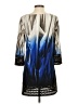 Alfani Graphic Silver Blue Casual Dress Size S - photo 2