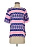 Willa 100% Polyester Pink Short Sleeve Blouse Size S - photo 1