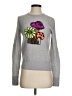 Lisa Todd Graphic Gray Wool Pullover Sweater Size XS - photo 1