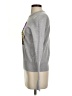 Lisa Todd Graphic Gray Wool Pullover Sweater Size XS - photo 5