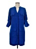 Express 100% Polyester Blue Casual Dress Size M - photo 1