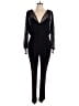 Saloni Black Jumpsuit Size 12 - photo 1